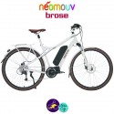 NEOMOUV MONTANA BROSE 13Ah, couleur blanc et cadre de 44cm avec système d'assistance BROSE-Vélo électrique pour Hommes