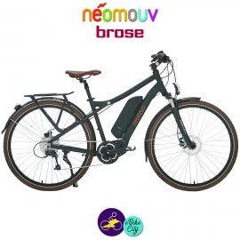NEOMOUV MONTANA BROSE 13Ah, couleur anthracite et cadre de 44cm avec système d'assistance BROSE-Vélo électrique pour Hommes
