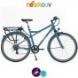 NEOMOUV MONTANA 15.4Ah, couleur gris bleuté et cadre de 48cm avec système d'assistance-Vélo électrique pour Hommes