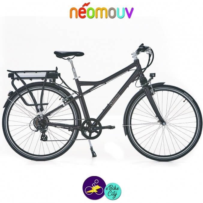 NEOMOUV MONTANA 15.4Ah, couleur café au lait et cadre de 48cm avec système d'assistance-Vélo électrique pour Hommes
