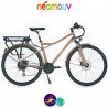 NEOMOUV MONTANA T 15.4Ah, couleur café au lait et cadre de 48cm avec système d'assistance-Vélo électrique pour Hommes