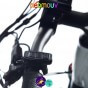NEOMOUV CRONOS 10.4Ah, couleur anthracite et bleu avec cadre de 44cm avec système d'assistance-Vélo électrique pour Hommes