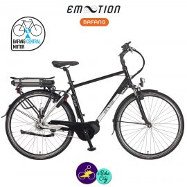 E-MOTION-ATRIUM 13Ah, hauteur du cadre 52cm avec système d'assistance BAFANG MAX DRVE G33-Vélo électrique pour Hommes
