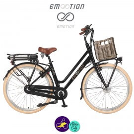 E-MOTION-CARGO 13Ah, hauteur du cadre 47cm avec système d'assistance SHENGYI DGW10A-FA-Vélo électrique pour Femmes
