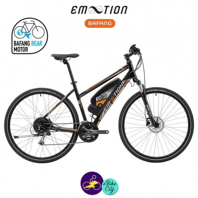E-MOTION-LUBERON 11,4Ah avec système d'assistance BAFANG RM G12.250.DC-Vélo électrique pour Femmes