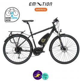 E-MOTION-AVORIAZ 11,4Ah, hauteur du cadre 43cm avec système d'assistance BAFANG MAX DRIVE G33-Vélo électrique pour Hommes
