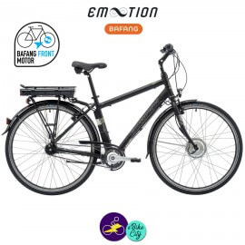 E-MOTION-DEAUVILLE 11,6Ah, hauteur du cadre 53cm avec système d'assistance BAFANG FM G02-Vélo électrique pour Hommes