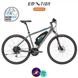 E-MOTION-LUBERON 11,4Ah, hauteur du cadre 48cm avec système d'assistance BAFANG RM G12.250.DC-Vélo électrique pour Hommes