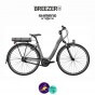 BREEZER-GREENWAY IG_LS_DI2_COASTER 11.1Ah, cadre de 53cm en gris avec assistance Shimano Steps-Vélo électrique pour Femmes