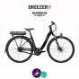 BREEZER-GREENWAY IG+ LS-DI2 11.1Ah, cadre de 48cm en satin noir avec assistance Shimano Steps-Vélo électrique pour Femmes