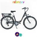 NEOMOUV LINARIA 15.4Ah, couleur taupe et cadre de 44cm avec système d'assistance-Vélo électrique pour Femmes